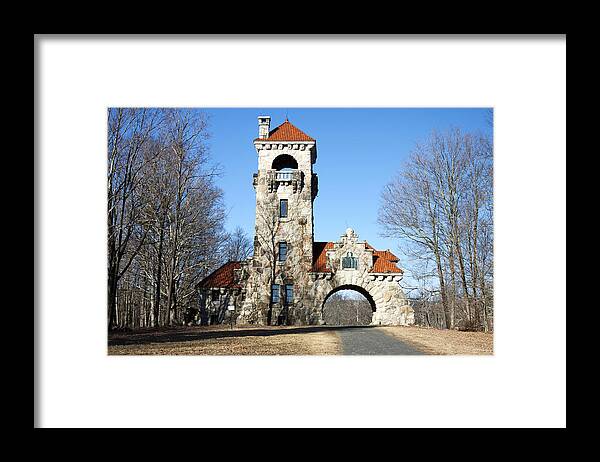 Landmark Framed Print featuring the photograph Testimonial Gateway Tower #1 by Jeff Severson