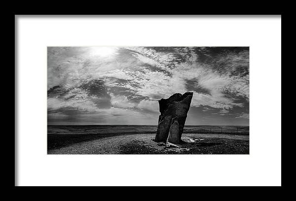 Teter Rock Framed Print featuring the photograph Teter Rock Hill Top View by Brian Duram