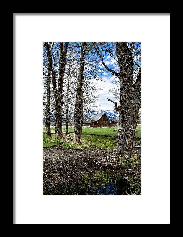 Tetons Framed Print featuring the photograph Moulton Barn on Mormon Row by Scott Read