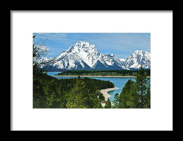 Grand Teton National Park Framed Print featuring the photograph Teton Spring by Greg Norrell