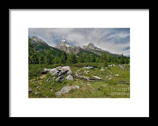 Grand Framed Print featuring the photograph Teton Trail visit www.AngeliniPhoto.com for more by Mary Angelini