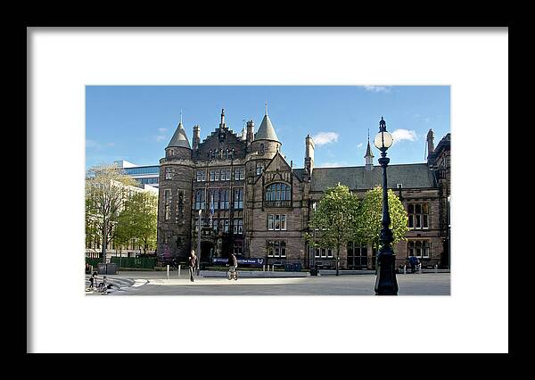Gothic Style Framed Print featuring the photograph Teviot Row House, Edinburgh University. by Elena Perelman