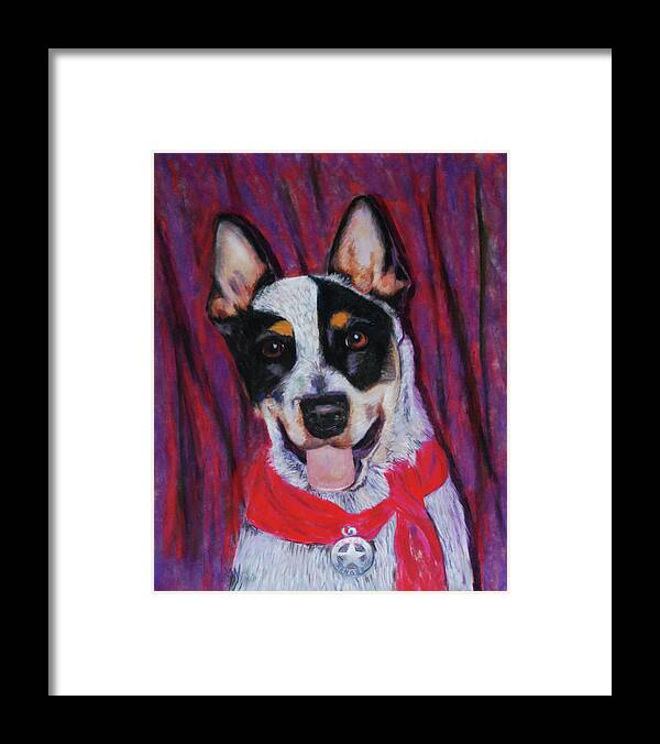 Dingo Framed Print featuring the painting Texas Ranger by Billie Colson