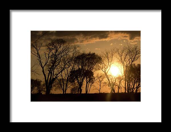 Sunset Framed Print featuring the photograph Texas Sunset by Seth Love
