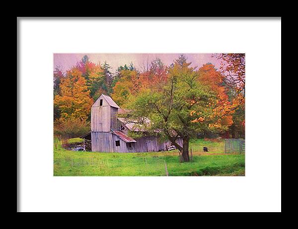 Barn Framed Print featuring the photograph That Old Gray Barn by John Rivera