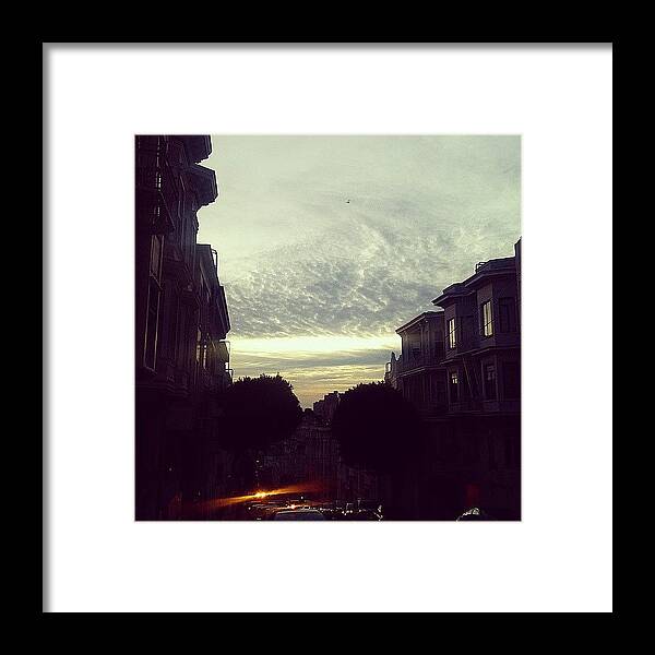 Sanfrancisco Framed Print featuring the photograph Light and Dusk by Felicia Zurich Gallagher