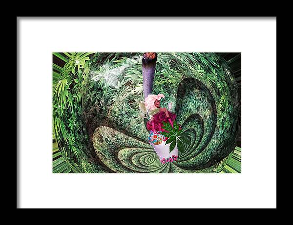 Thc Framed Print featuring the photograph THC Trip by Digital Art Cafe