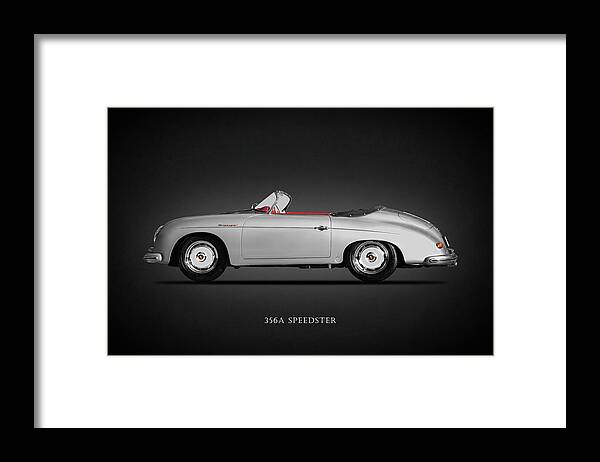 Porsche 356 Framed Print featuring the photograph The 356A Speedster by Mark Rogan