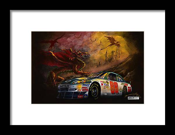 Dale Framed Print featuring the painting The 88 by Darren Jolly