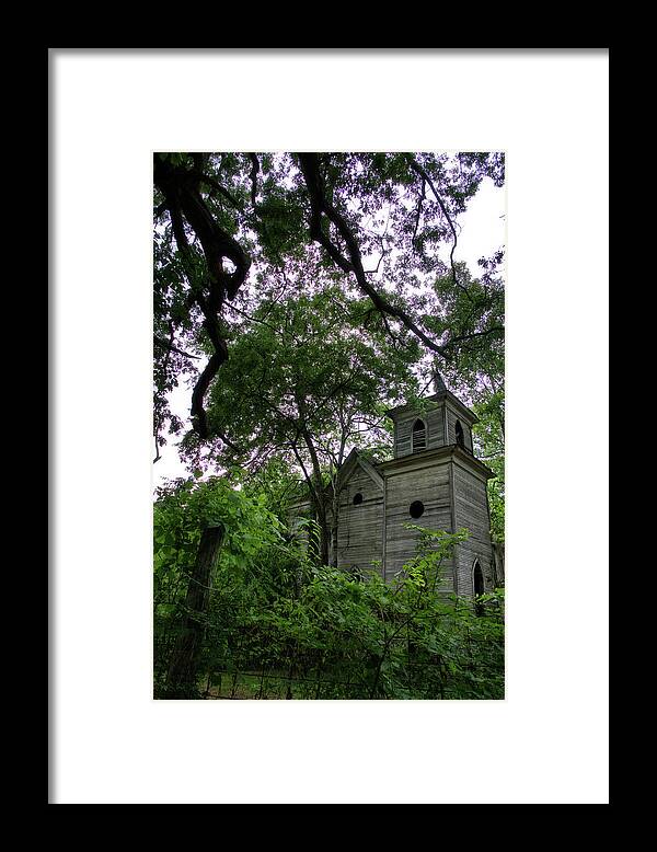 Church Framed Print featuring the photograph The Abandoned Church by George Taylor
