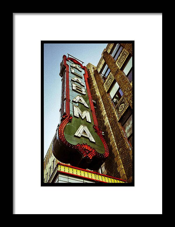 Birmingham Framed Print featuring the photograph The Alabama Poster by Just Birmingham