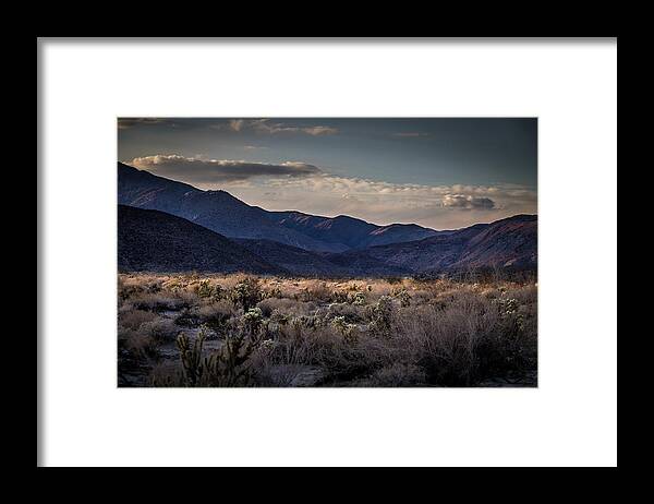 Anza-borrego Desert Framed Print featuring the photograph The American West by Peter Tellone