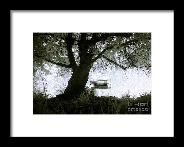 Angel Swing Framed Print featuring the photograph The Angel Swing by Craig J Satterlee