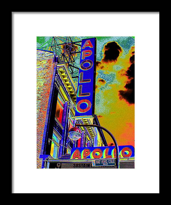 Harlem Framed Print featuring the photograph The Apollo by Steven Huszar