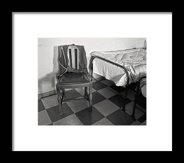The Art Of Welfare Framed Print featuring the photograph The Art of Welfare. Bed chair. by Elena Perelman