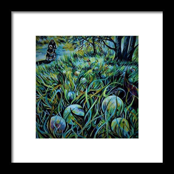 Autumn Framed Print featuring the painting The Autumn For My Soul by Anna Duyunova