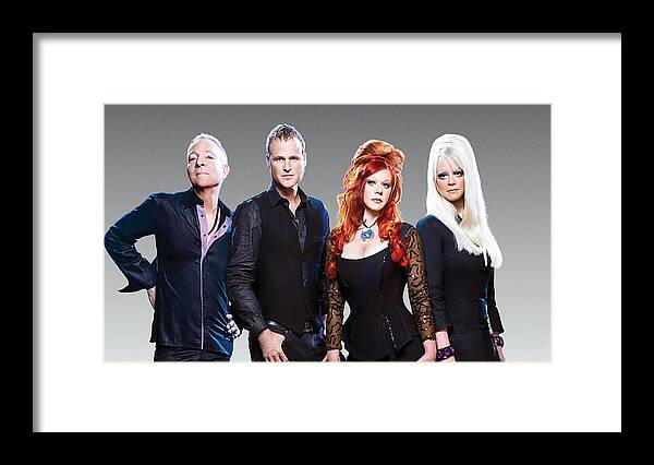 The B 52s Framed Print featuring the digital art The B 52s by Super Lovely
