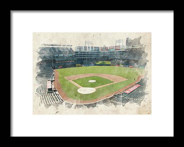 Texas Framed Print featuring the photograph The Ballpark by Ricky Barnard