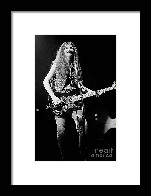 Bassist Framed Print featuring the photograph The Bangles Michael Steele by Concert Photos