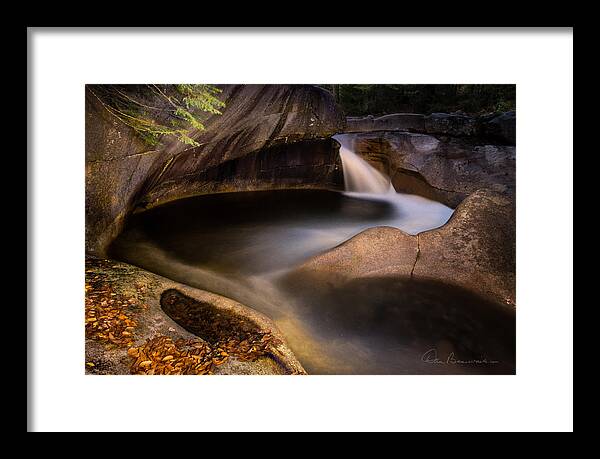 Basin Framed Print featuring the photograph The Basin at Franconia Notch 0111 by Dan Beauvais