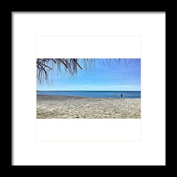 Beautiful Framed Print featuring the photograph The Beach by Georgia Clare