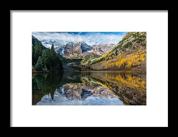 Maroon Bells Framed Print featuring the photograph The Bells by Chuck Jason