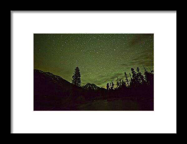 Mount Moran Framed Print featuring the photograph The Big Dipper over Mount Moran by Don Mercer
