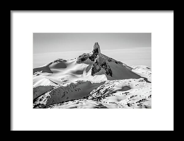 Black Tusk Framed Print featuring the photograph The Black Tusk by Pierre Leclerc Photography