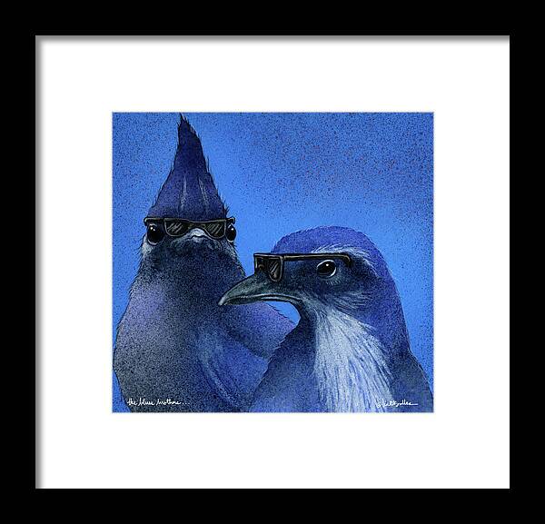 Will Bullas Framed Print featuring the painting The Blues Brothers... by Will Bullas