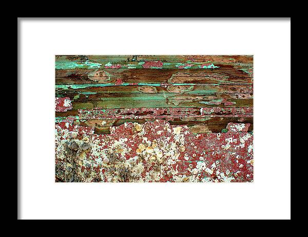 Boat Framed Print featuring the photograph The bottom by Tim Dussault