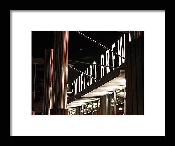 Kansas City Framed Print featuring the photograph The Boulevard deck by Angie Rayfield