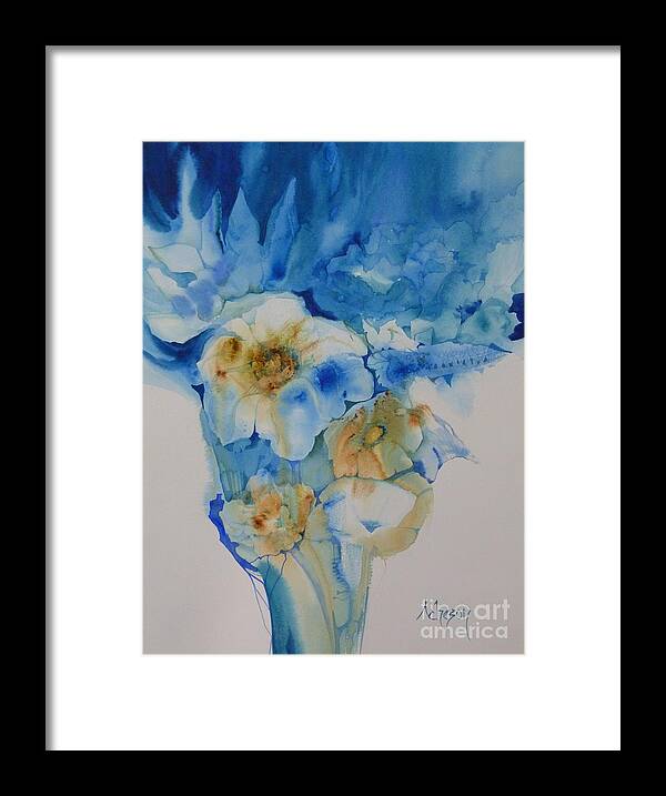Flowers Framed Print featuring the painting The Bride's Bouquet by Donna Acheson-Juillet