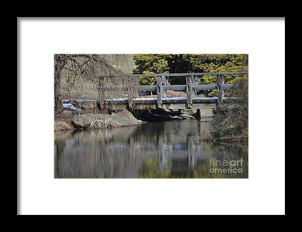 Water Framed Print featuring the photograph The Bridge by Nona Kumah