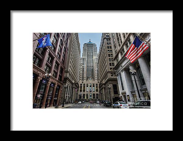 Art Framed Print featuring the photograph The Canyon in the Financial District by David Levin