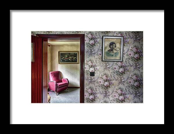 Abandoned Framed Print featuring the photograph The chair of lost opportunities by Dirk Ercken