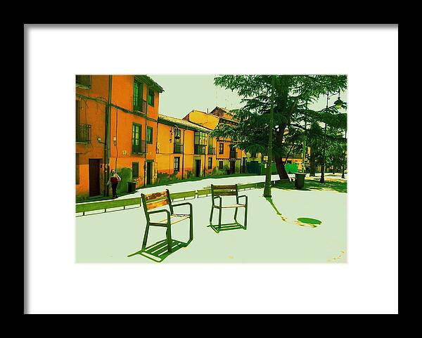 Chairs Framed Print featuring the photograph The Chairs by HweeYen Ong