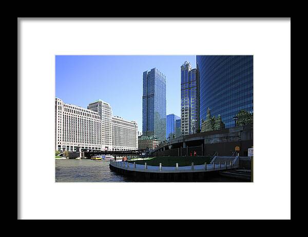 Chicago Framed Print featuring the photograph The Chicago River by Jackson Pearson