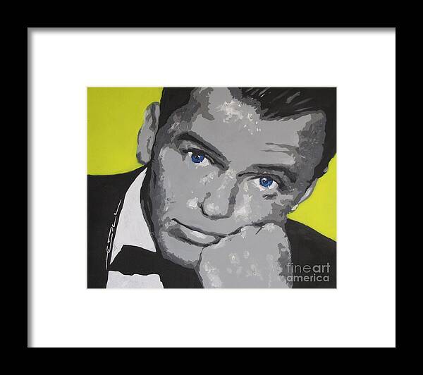 Frank Sinatra Framed Print featuring the painting The Chrysalid by Eric Dee