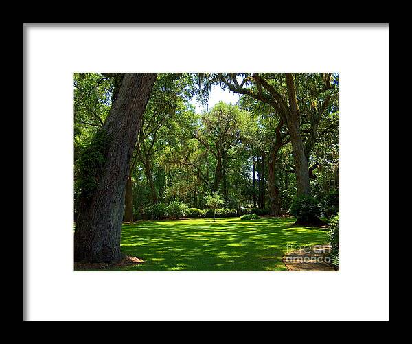 Landscape Framed Print featuring the photograph The Churchyard by Southern Photo