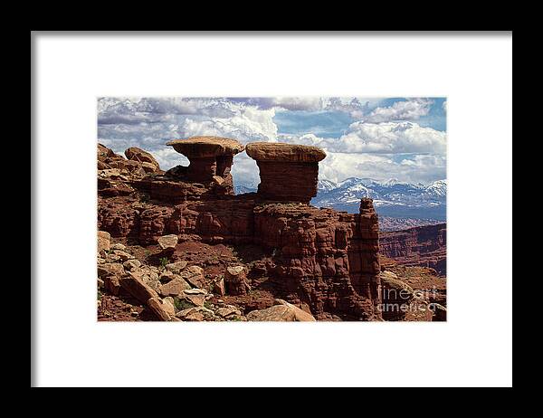 Canyonlands National Park Landscape Framed Print featuring the photograph The Council by Jim Garrison