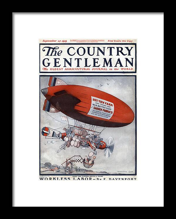 1919 Framed Print featuring the photograph The Country Gentleman by Granger