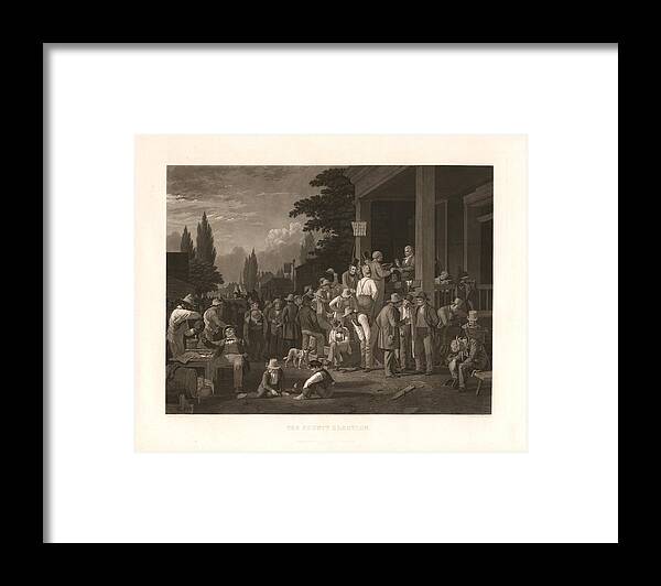 Bingham Framed Print featuring the photograph The County Election by Eric Glaser