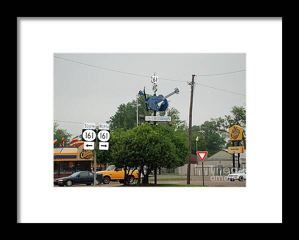 The Blues Framed Print featuring the photograph The Crossroads by Jim Goodman