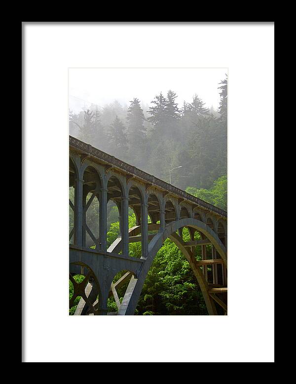 Bridge Framed Print featuring the photograph The Crossing by Laddie Halupa