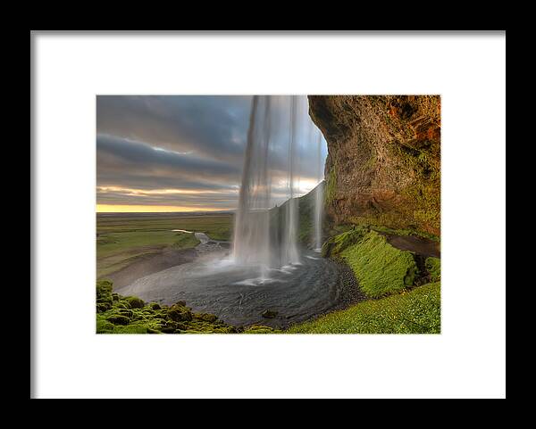 Iceland Framed Print featuring the photograph The Curtrain by Amnon Eichelberg
