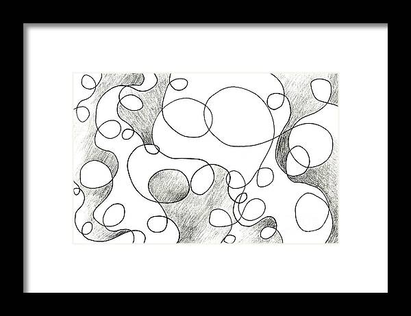 Dance Framed Print featuring the drawing The Dance by Helena Tiainen