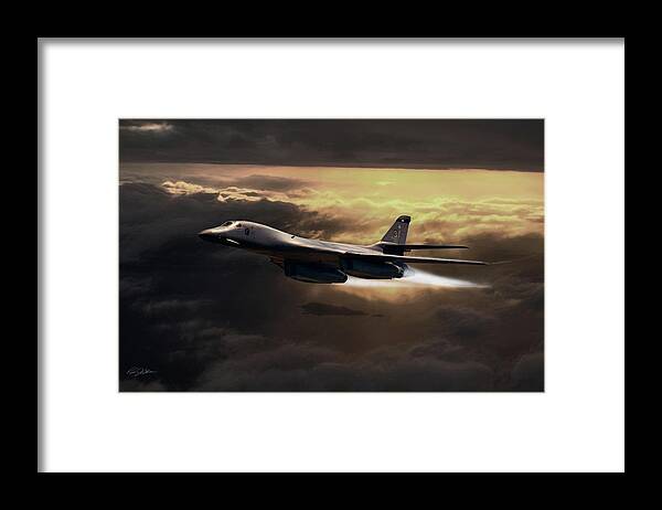 Aviation Framed Print featuring the digital art The Dark Knight Rises by Peter Chilelli