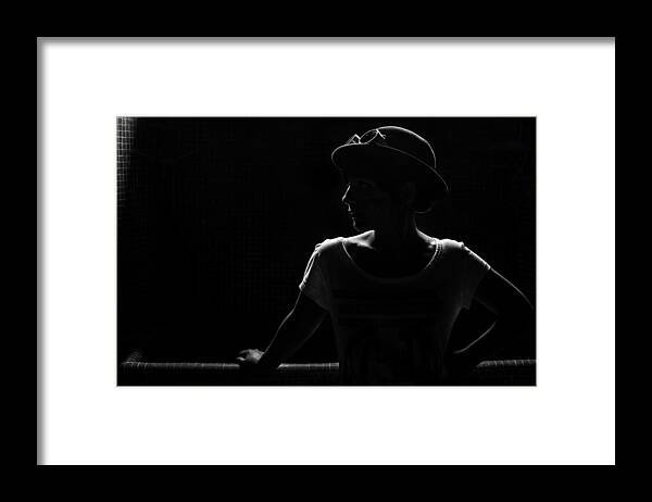 Outline Framed Print featuring the photograph The Dark Of The Matinee by Claudio Montegriffo