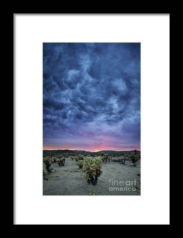 The Dark Sunset Framed Print featuring the photograph The Dark Sunset 2 by Michael Ver Sprill