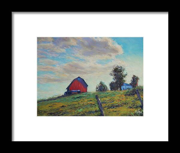 Impressionism Framed Print featuring the painting The Day Begins by Michael Camp